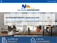 Tablet Screenshot of dehaanwesterhoff.nl